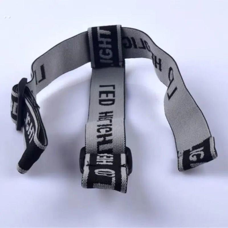 头灯松紧带加厚卡扣头灯头戴绳可调节配件矿灯固定头灯套专用加长