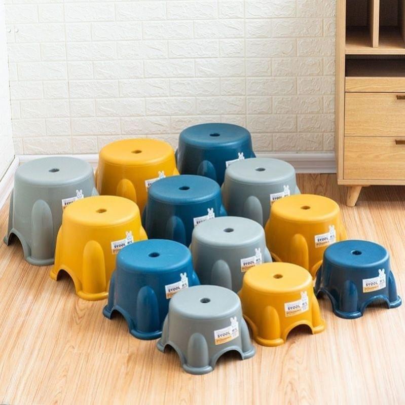 小凳子塑料板凳家用儿童凳厚防滑耐用胶凳脚踏宝宝洗澡矮凳