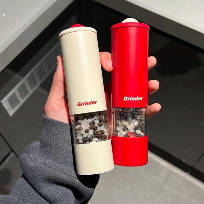 电钻头黑白胡椒粒粉研磨器神器煎牛排义大利面手动海盐磨盐器高级