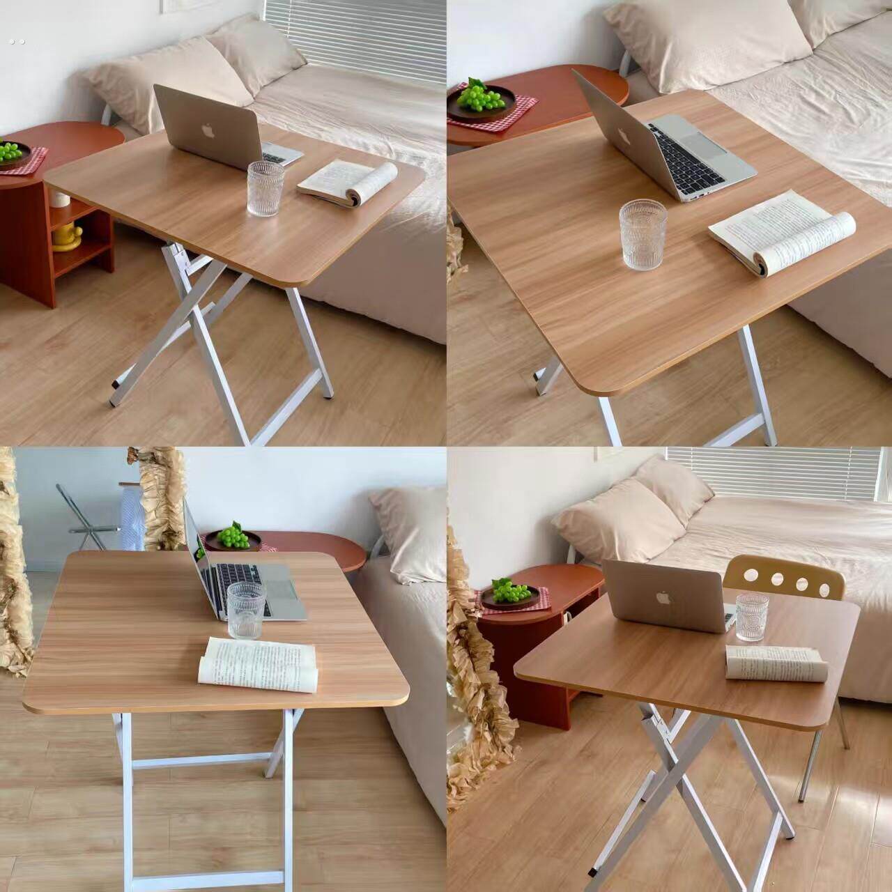 折叠桌子餐桌家用简易小户型长方形吃饭桌便携户外摆摊长条桌木质