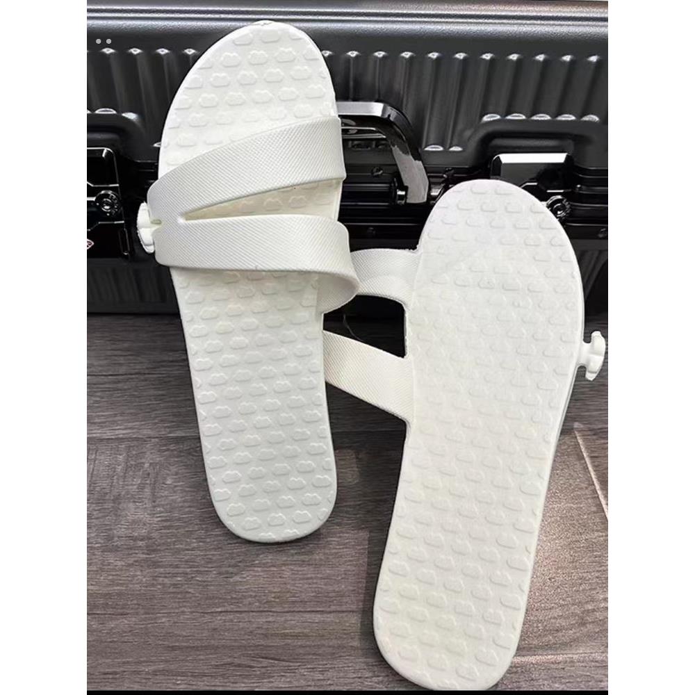 旅行便携折叠拖鞋洗澡防滑软底鞋室内家居鞋情侣凉拖男女出差旅游