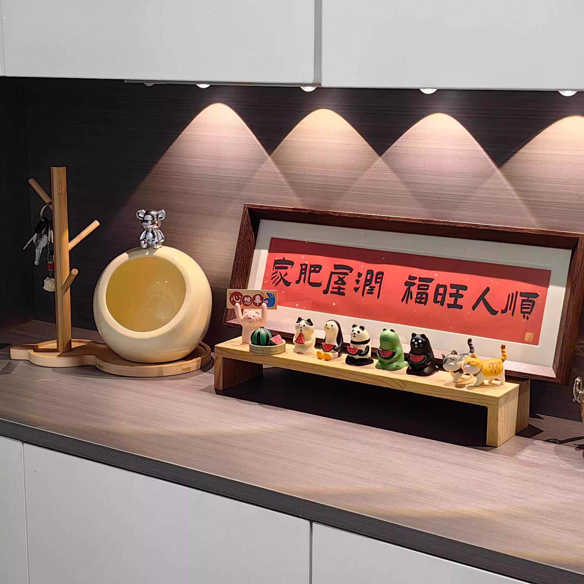 酒柜摆件客厅2026新款入门玄关装饰画客厅卧室桌面新年好寓意摆台