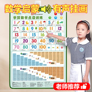 有声早教挂图儿童启蒙婴幼儿宝宝发声识字数字声韵母整体认读音节