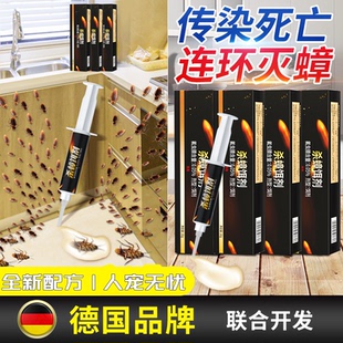 杀蟑螂药家用非无毒一窝全窝神器克星绝杀端灭胶饵强力饭店用除贴