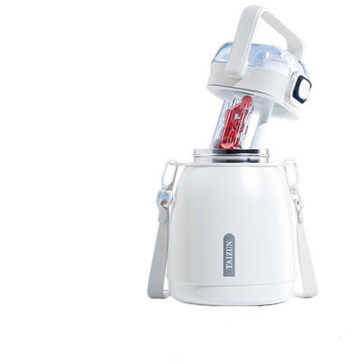 大肚保温杯带茶隔316不锈钢