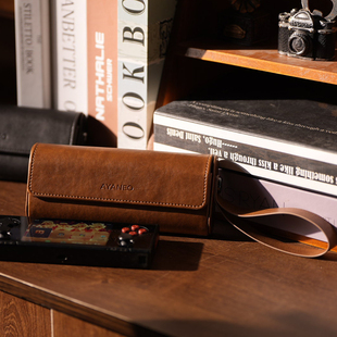 AYANEO Pocket MICRO 适用 定制皮质收纳包PU皮革游戏掌机便携