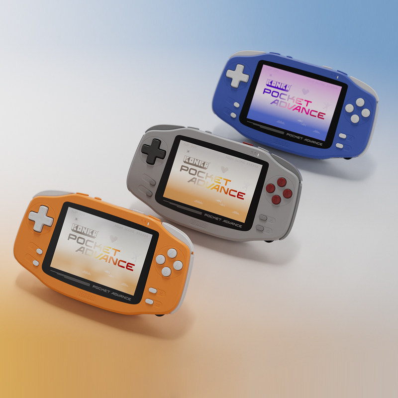 KONKR Pocket Advance 复古安卓掌机 MTK Helio G90T 经典横版复古迷你便携游戏掌机