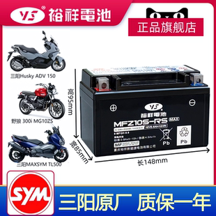 Z300 裕祥电池三阳SYM九妹 400 MAXSYM 火凤凰FNX150电瓶 巡弋150