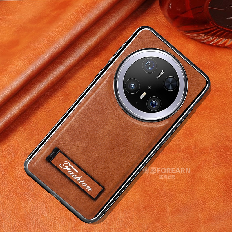 适用于华为mate70pro手机壳创意新款mate70支架保护套全包边Pro+防摔皮纹壳轻奢时尚huawei奢华简约大气外壳