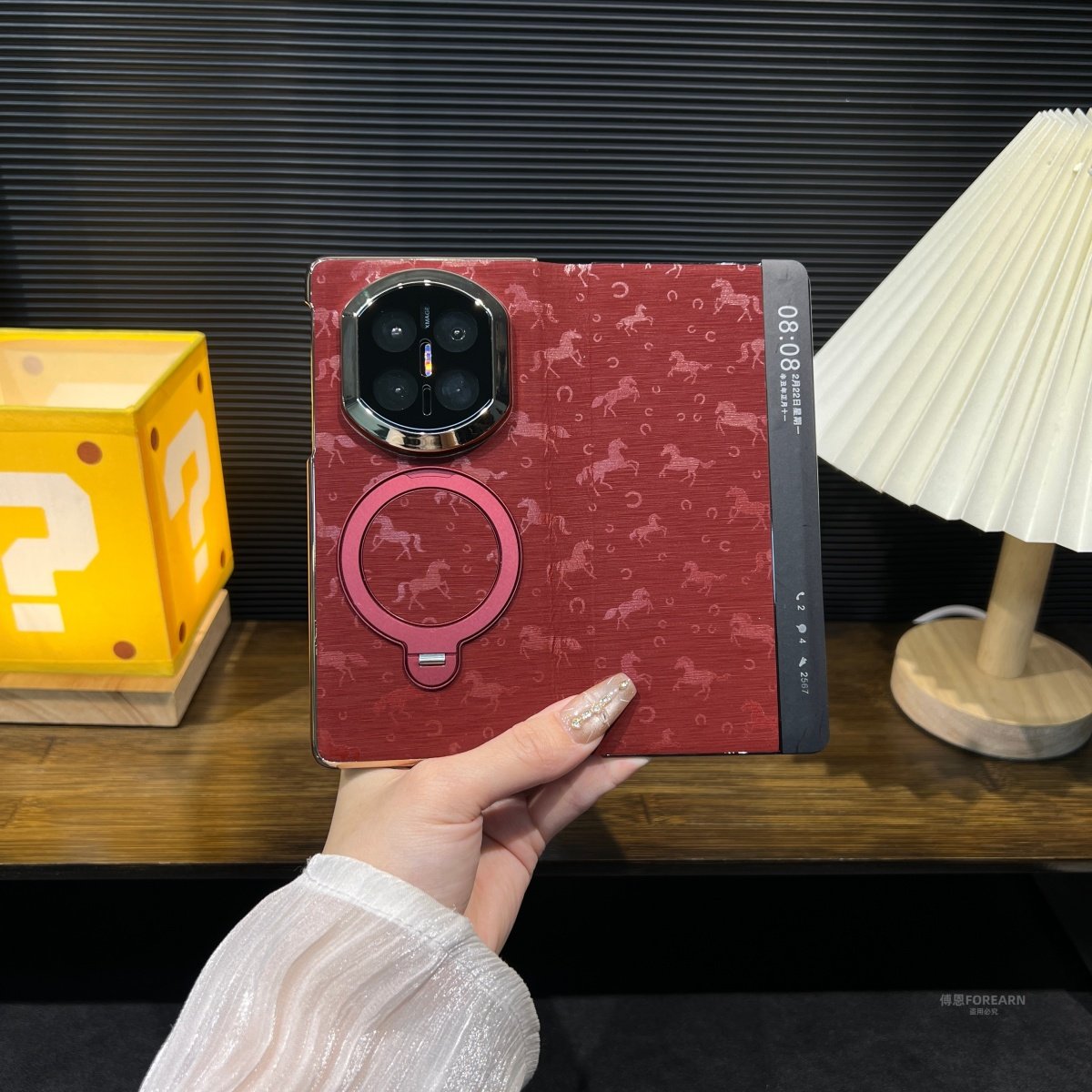 适用于华为matex7手机壳新款matex6翻盖x7折叠屏x6旋转支架保护套新年款马年真皮全包防摔男女高级感奢华时尚,3C数码配件,手机保护套/壳,淘宝优惠券,粉丝福利购,淘宝优惠卷