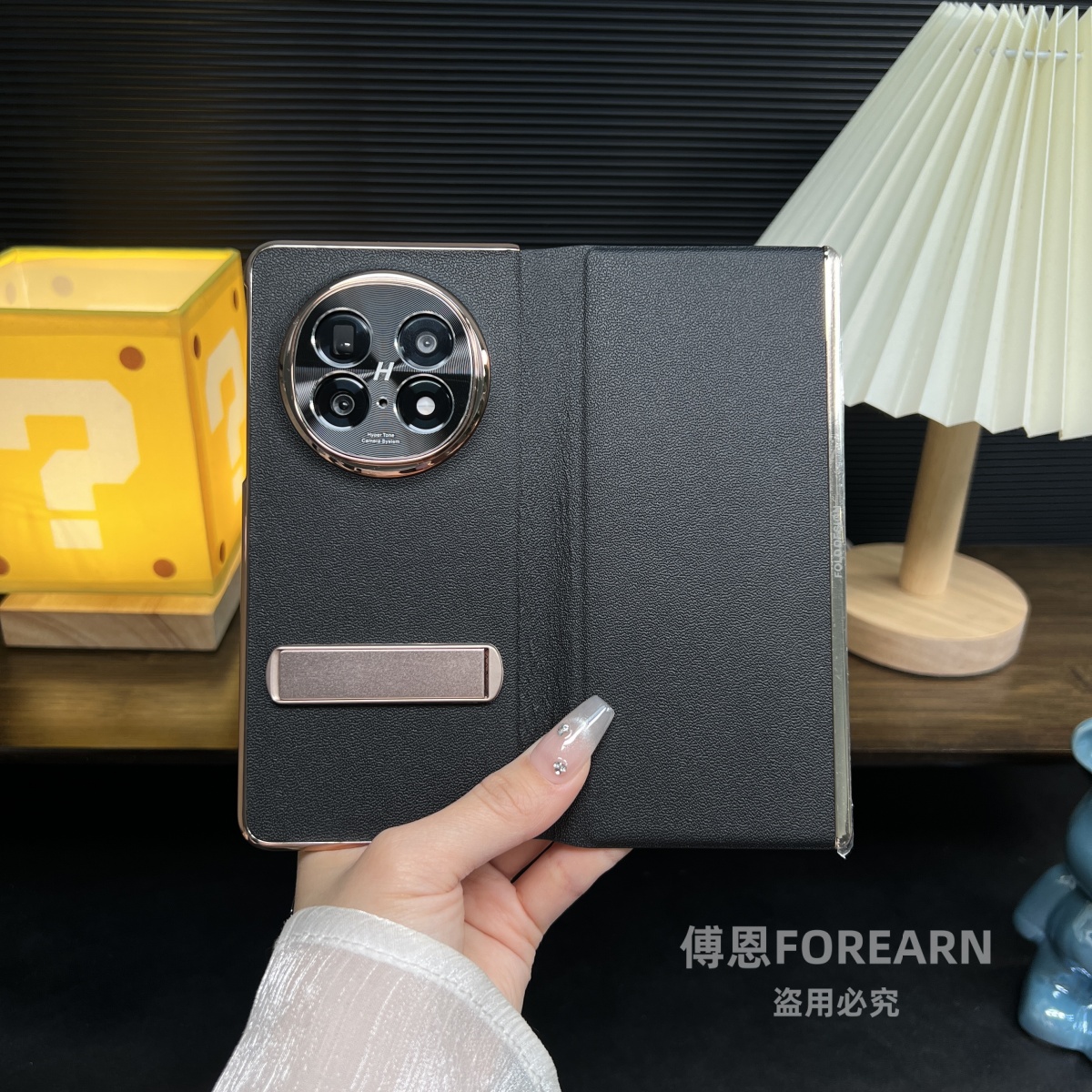 适用OPPOfindn5手机壳磁吸支架