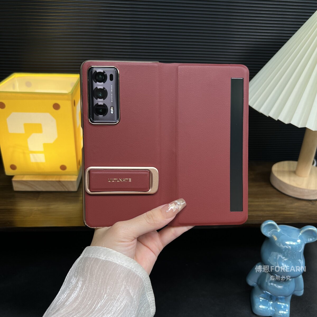 适用于荣耀MagicVS2手机壳折叠屏magicv2真皮magicvs3保护套v2腕带支架vs2新款vs3翻盖皮套全包防摔男女通用