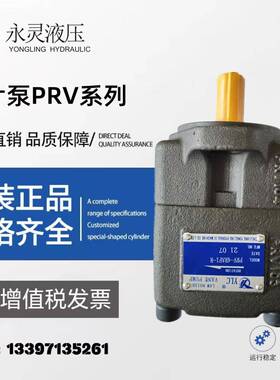 永灵PRV-23/19/10RAF1-R高压叶片泵PV2R1-31RAF1液压油泵YLC仙居