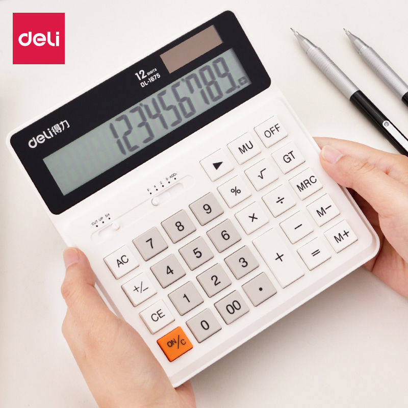 计算器太阳能12位大屏显计算机ABS大按键人事财务学生可办公,文具电教/文化用品/商务用品,计算器,淘宝优惠券,粉丝福利购,淘宝优惠卷
