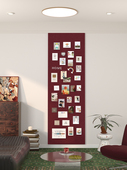 格里旺毛毡板照片墙展示板背景墙创意玄关墙面装 饰留言板家庭相片