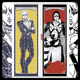JOJO的奇妙冒险 黄金之风 里苏特 普罗修特 挂画海报壁画周边礼物
