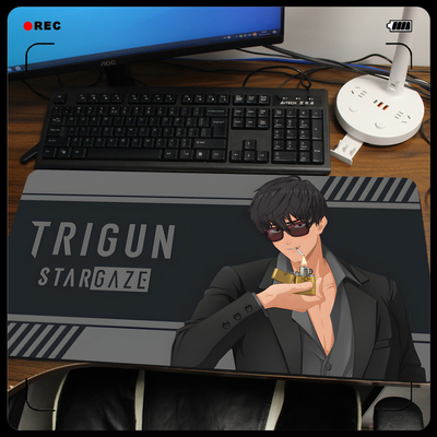 枪神TRIGUN 史坦毕特斯菲伍夫伍德汤普森 鼠标垫键盘垫桌垫子周边