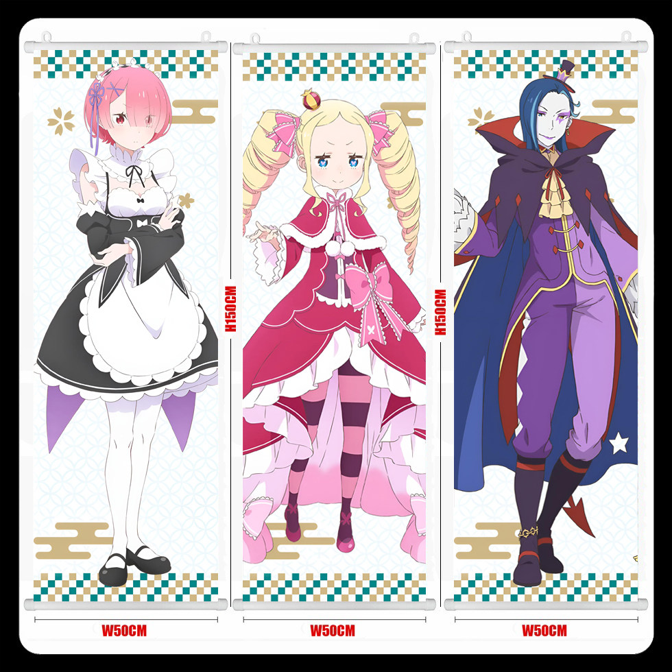 Re0 碧翠丝 罗兹瓦尔 奥托 加菲尔 菲鲁特 挂画海报壁画周边礼物