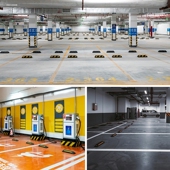 橡胶车轮定位器车库停车位挡车器橡塑止退器车轮限位器车位减速