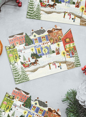 Hallmark贺曼贺卡 圣诞节祝福礼物卡片 1张装 9XMS8901