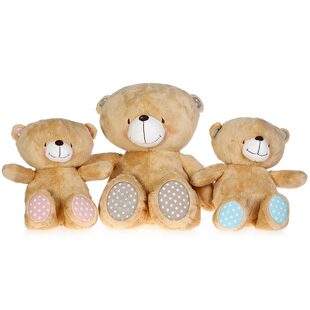 Hallmark贺曼 欧美原版毛绒玩偶 8寸12寸大熊1个装儿童婴幼儿礼物 14AFF0821