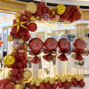 饰用品店铺橱窗气球套餐幼儿园学校汇演舞台背景墙装 中秋国庆装 扮