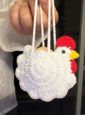 鸡蛋兜手工编织diy材料包
