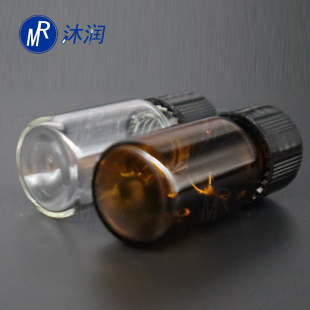 沐润实验室样品瓶螺口玻璃试剂瓶透明棕色3ml 60ml 5ml 40ml