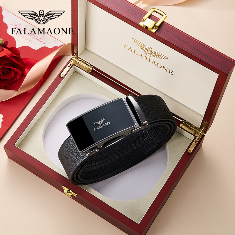 falamaone皮带男真皮自动扣腰带男士商务休闲裤带送老公男友礼物,服饰配件/皮带/帽子/围巾,腰带/皮带/腰链,淘宝优惠券,粉丝福利购,淘宝优惠卷