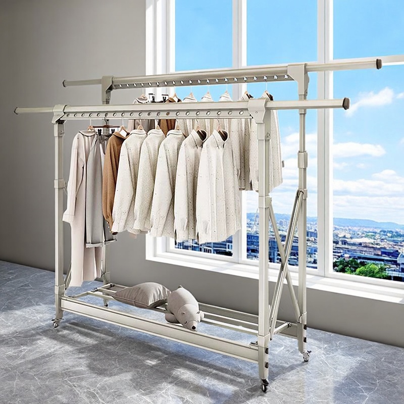 晾衣架落地折叠室内家用阳台