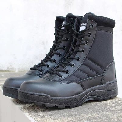Shoes Mens Boots Desert Military Short for men plus size 48