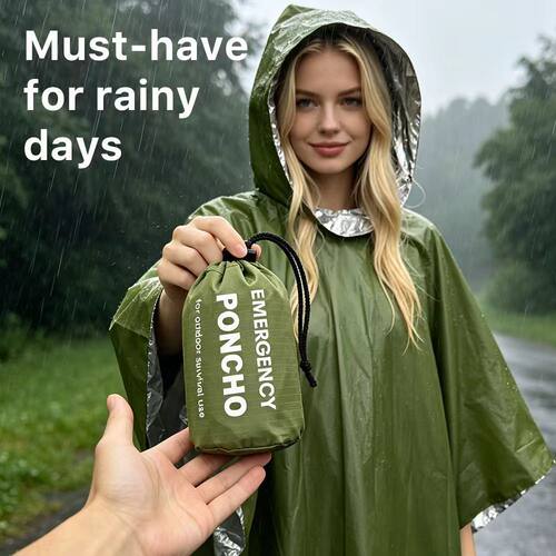 户外急救雨衣露营保温生存应急钓鱼保暖求生Survival in the Wild