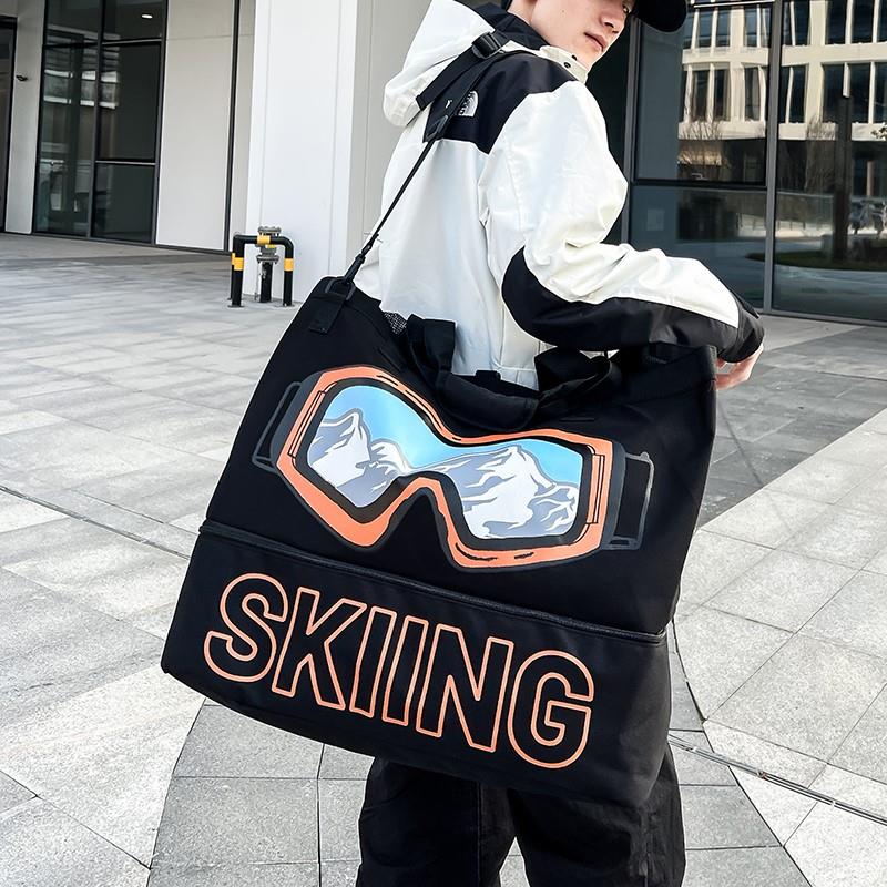 滑雪背包单肩干湿分离户