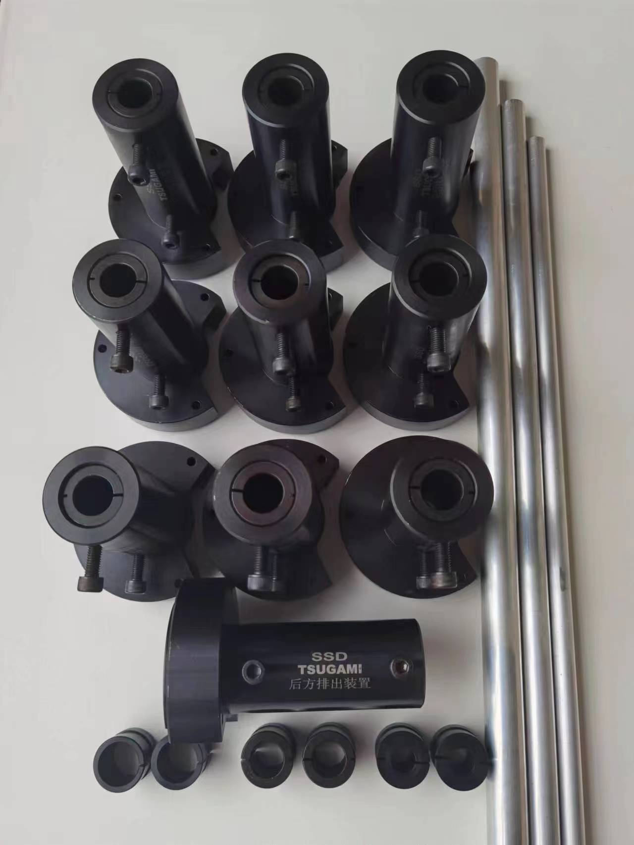 津上系列BO20/3226S20后方排出总成45号钢主体柔性法兰钣金块铝管