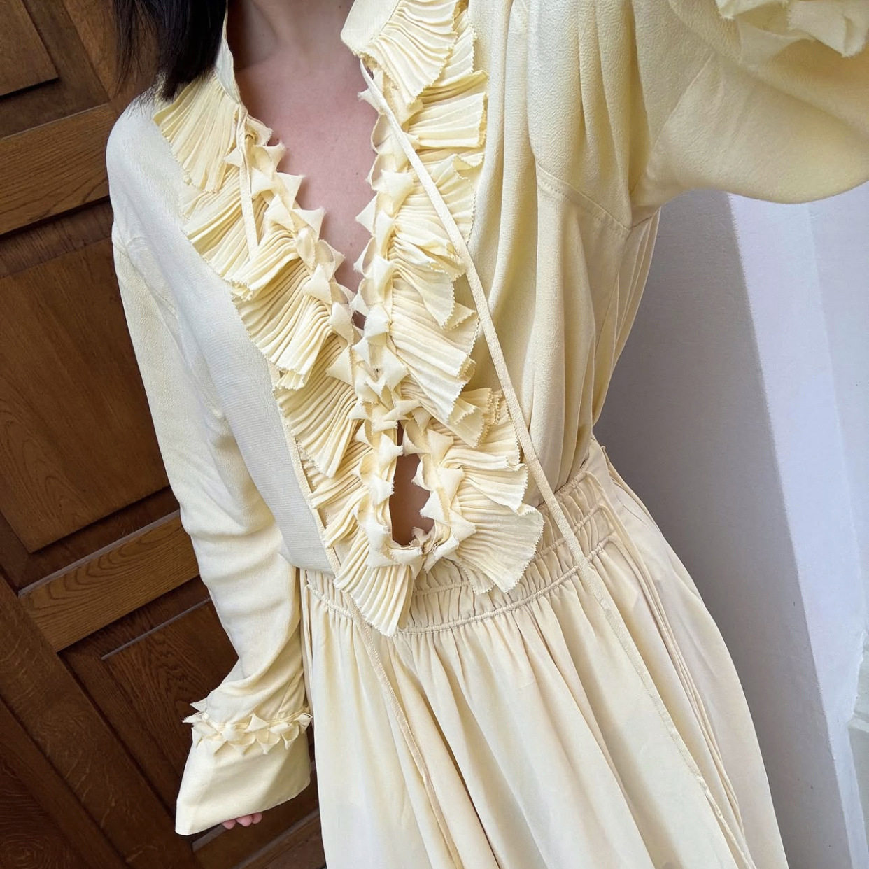 womenclothes夏季褶皱花