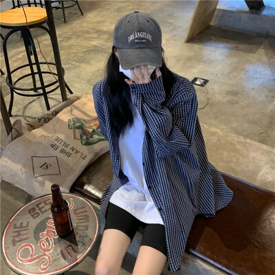 womenclothes格子防晒衬
