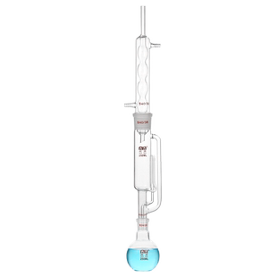 闽玻 玻璃索氏提取器蛇形球形脂肪抽出器冷凝管抽出筒实验室玻璃萃取装置全套60/150/250/500/1000/2000ml