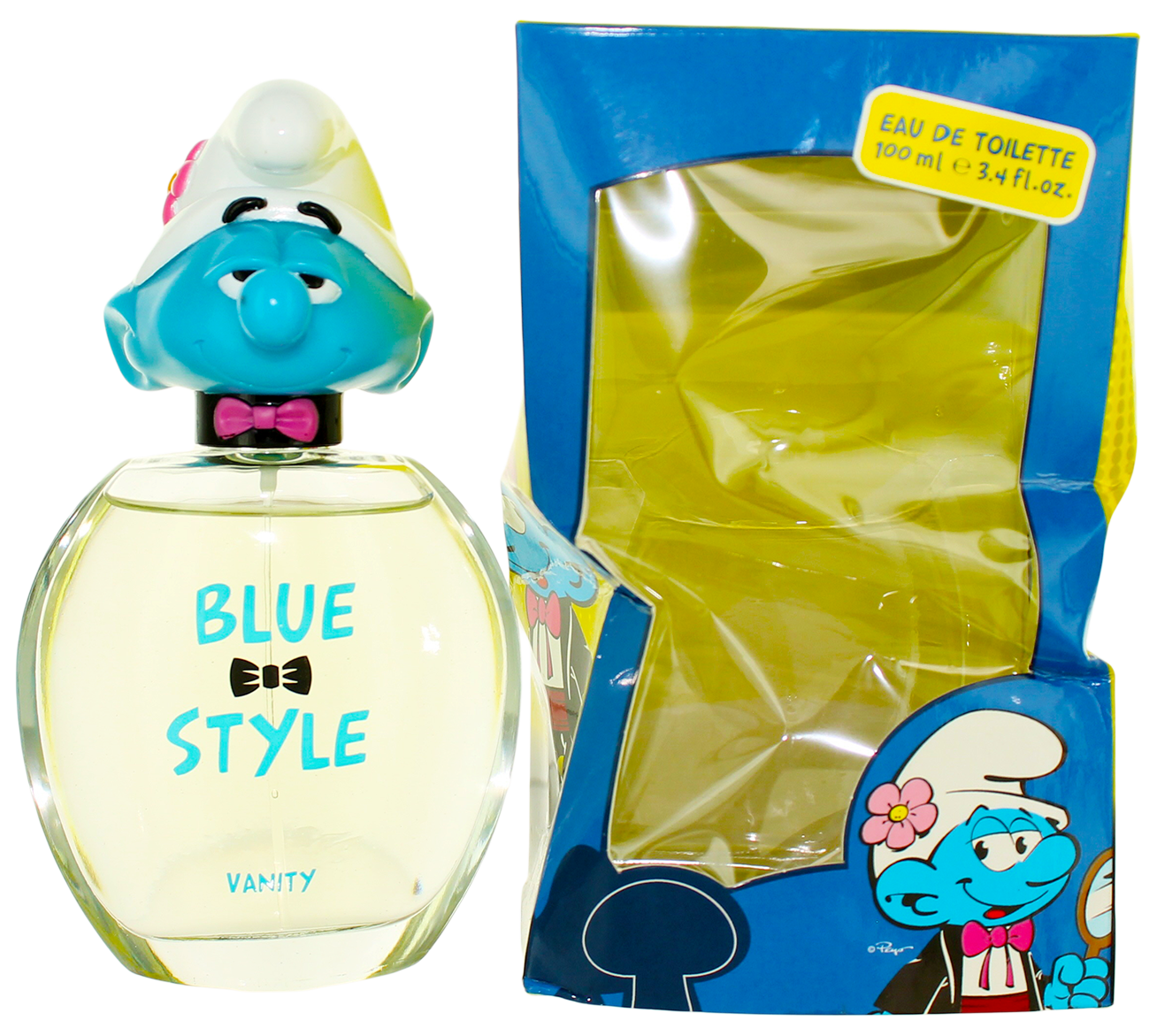 the smurfs蓝精灵papa爸smurfette妹妹clumsy聪聪vanity浮浮香水
