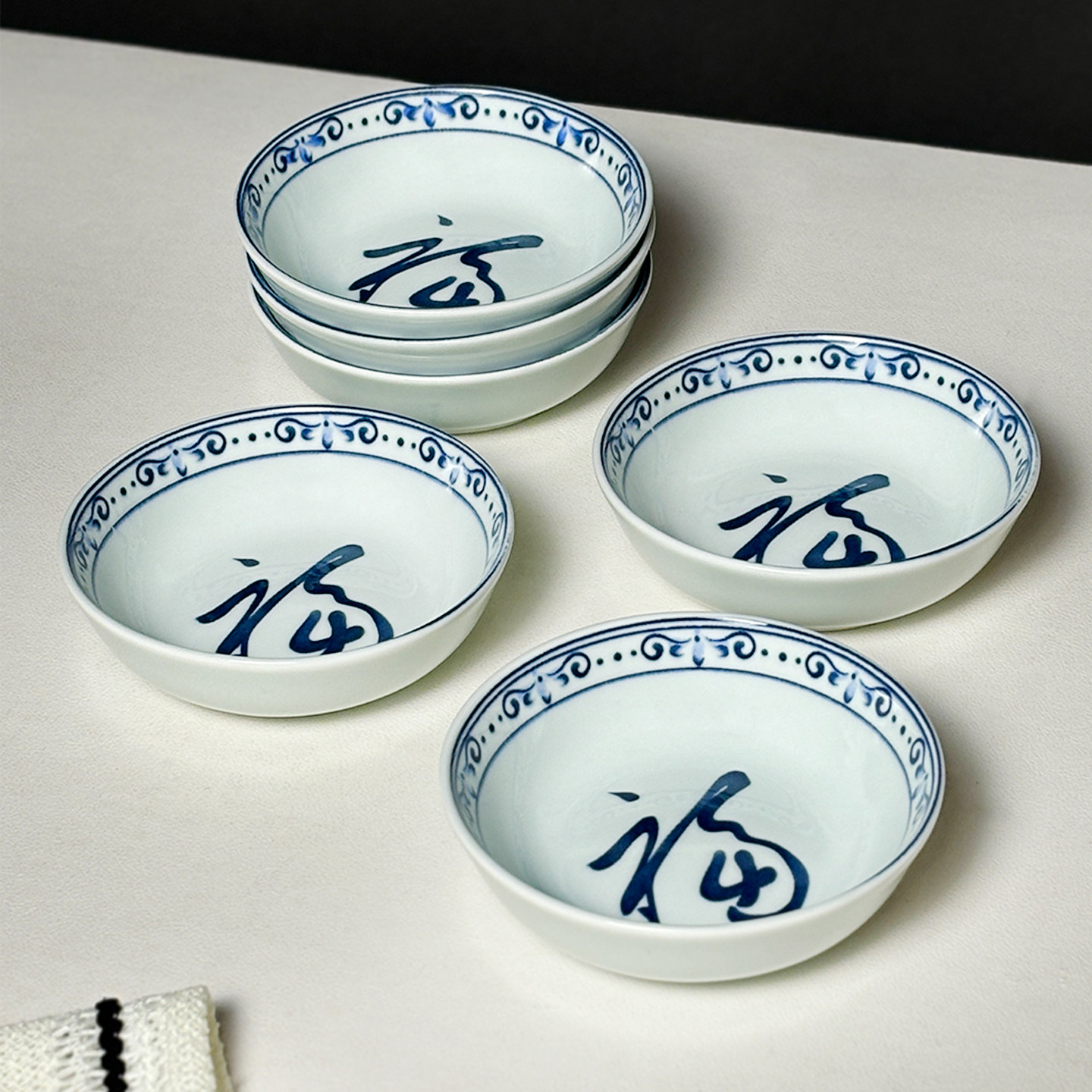 陶瓷味碟烤肉火锅蘸料碟家用釉下彩高级感小碗饺子专用蘸料碟子,餐饮具,碟,淘宝优惠券,粉丝福利购,淘宝优惠卷
