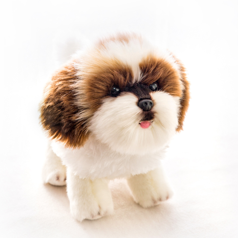 小白狗仿真儿童公仔礼物毛绒玩具