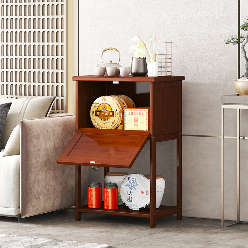 沙发边柜茶水桌边角几客厅小型茶桌子茶几小方桌茶叶收纳置物柜