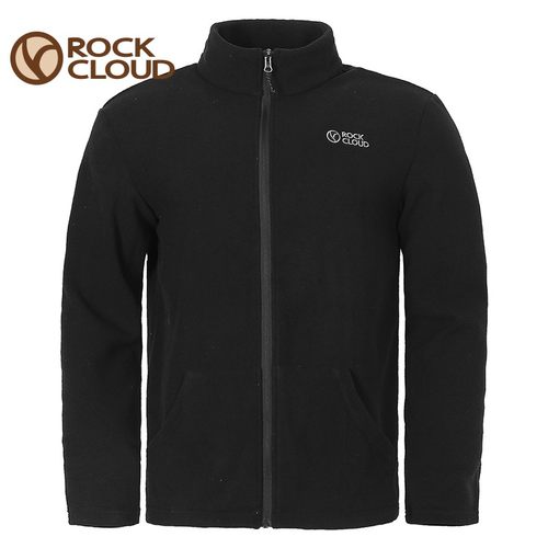 RockCloud岩云春秋季2025新款男士抓绒衣舒适透气开衫保暖外套