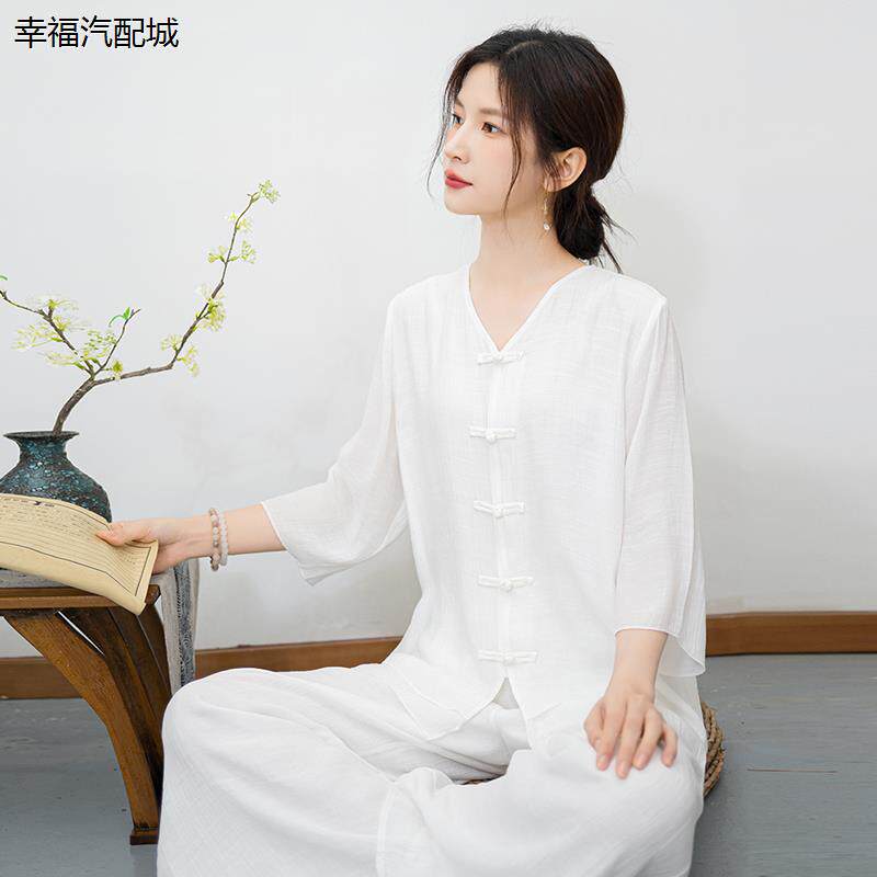 中国风佛系禅意女装素衣