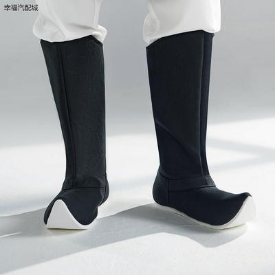 乌衣巷皂靴汉服鞋子男明