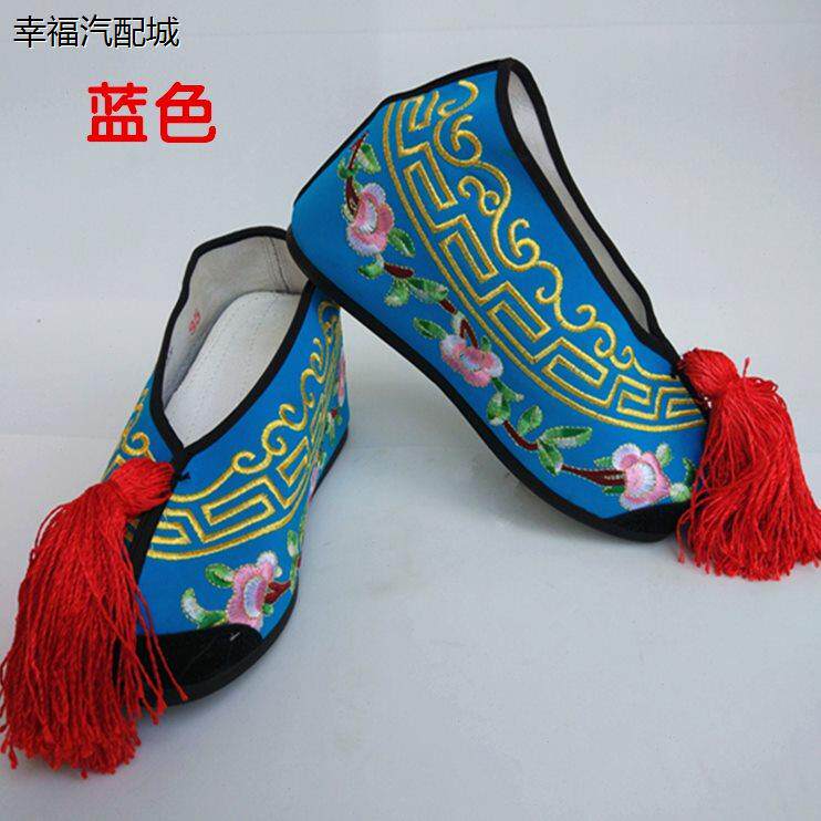 戏鞋花旦鞋彩鞋内绣女戏