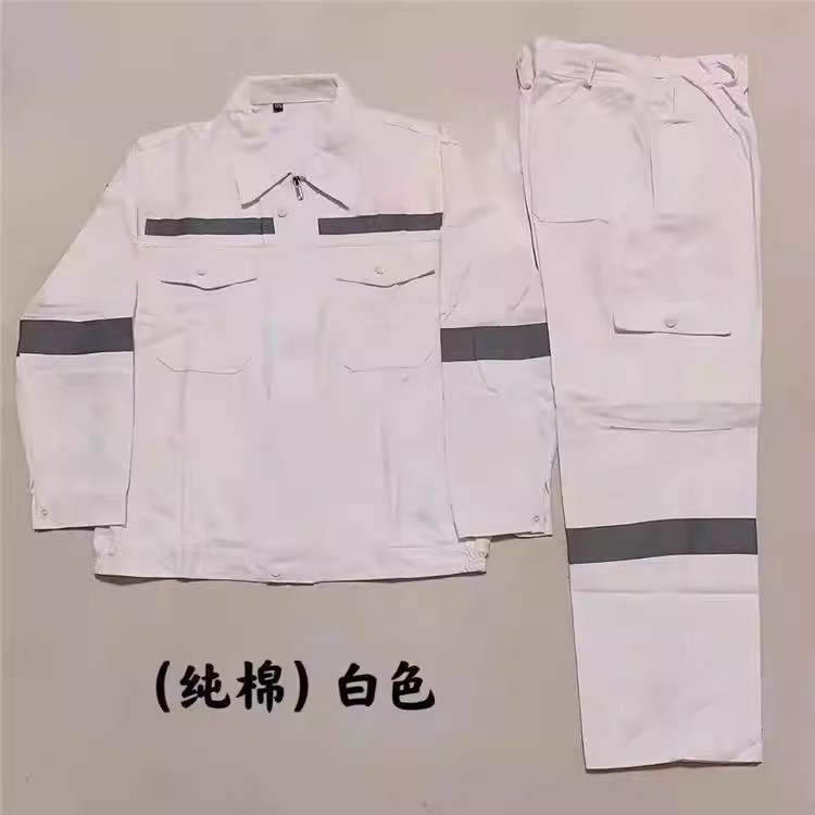 纯棉海油工作服套装男煤