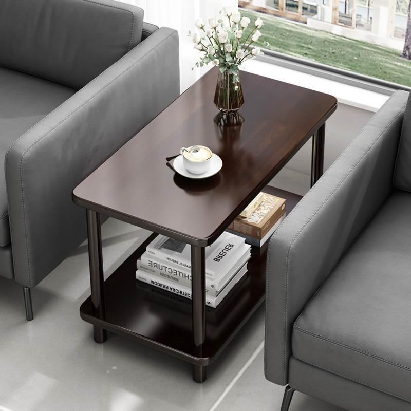 沙发中间小茶几全实木边几侧边柜办公室小桌子简易接待室茶台边桌