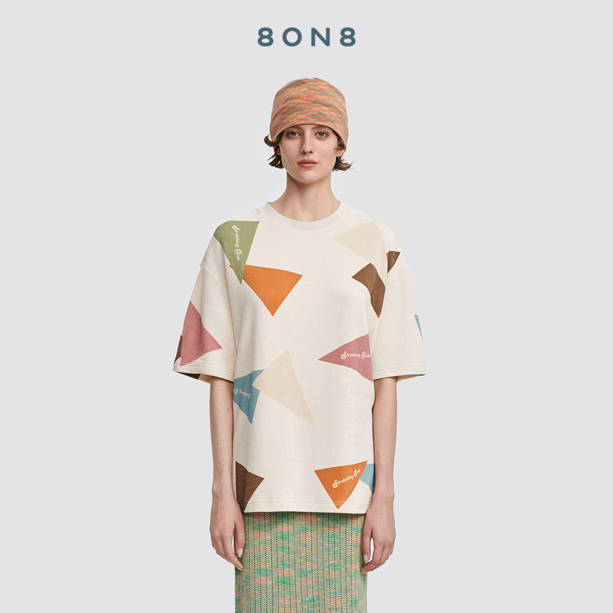 8ON8SClogo休闲宽松短袖T恤