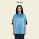 垂感拼色设计感小众短袖 衬衫 半袖 8ON8男女同款 上衣衬衣宽松时尚 感