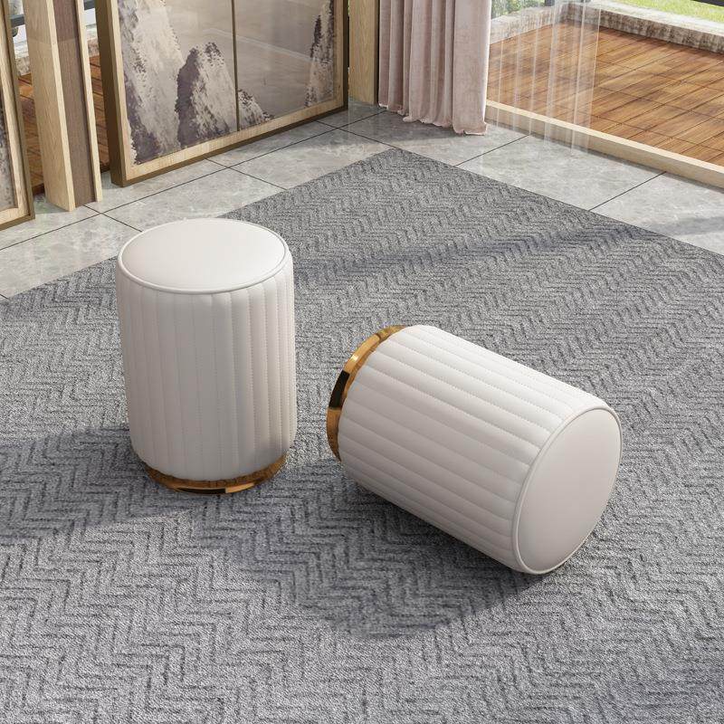 客厅小凳子创意圆皮凳子时尚沙发凳茶几凳实木小板凳矮凳皮墩拉车,五金/工具,草坪网/草坪墙/工地围挡草坪,淘宝优惠券,粉丝福利购,淘宝优惠卷